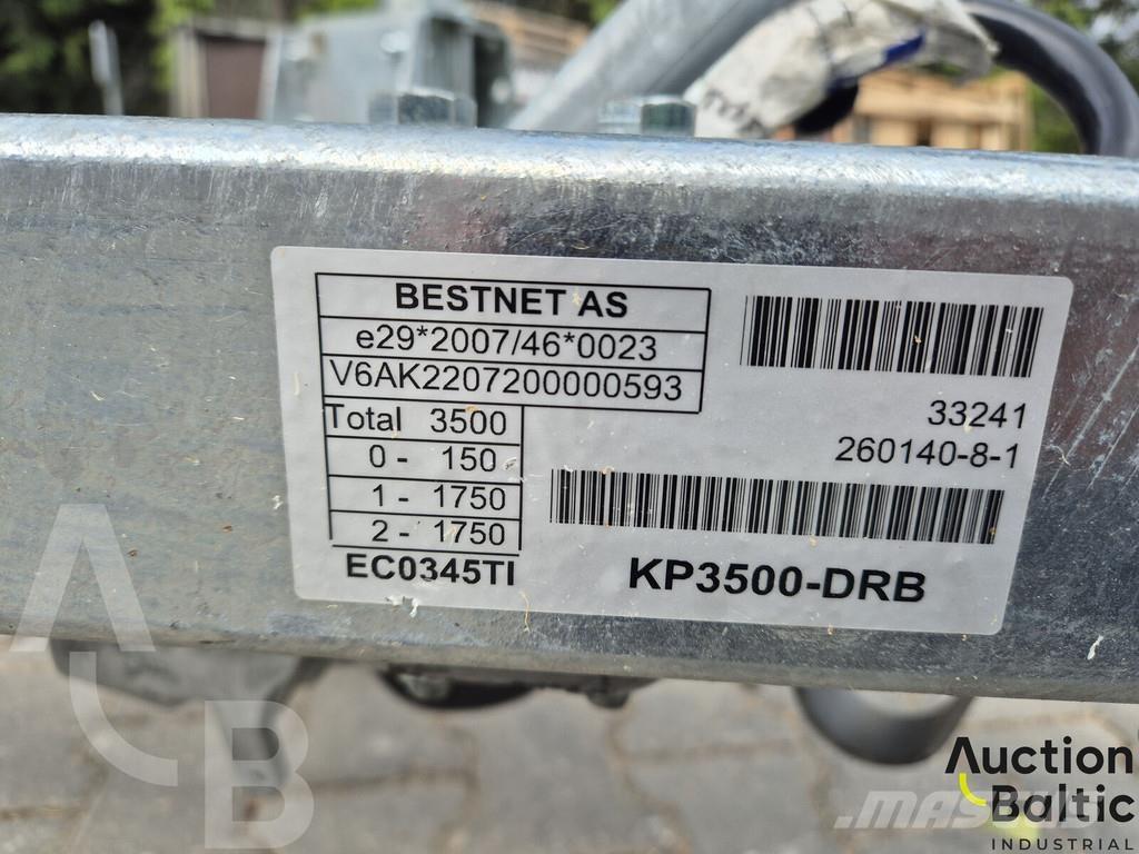  Tiki KP3500-DRB Брезентови полуремаркета
