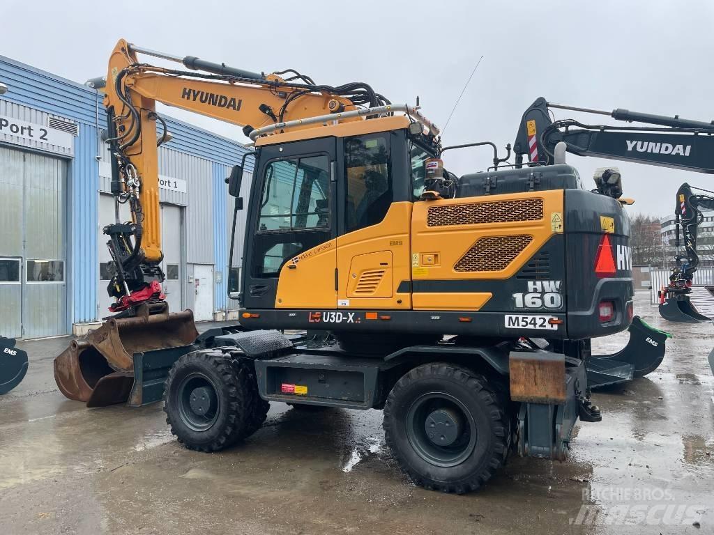 Hyundai HW160 Колесни екскаватори