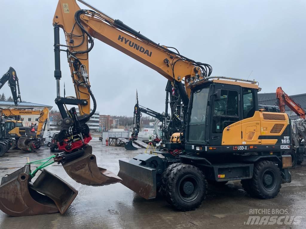 Hyundai HW160 Колесни екскаватори