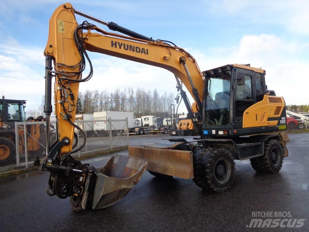 Hyundai HW 140 Колесни екскаватори