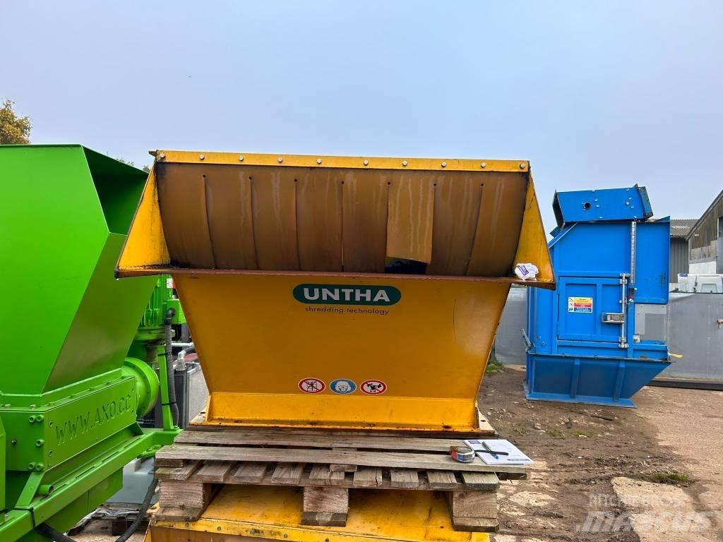Untha RS50 Feed Hood Резервни части за отпадъци/рециклиране и кариера
