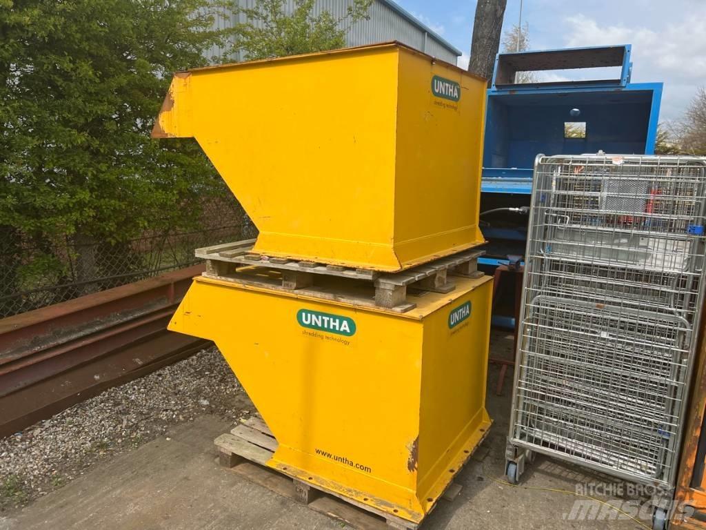 Untha RS50 Feed Hood Резервни части за отпадъци/рециклиране и кариера
