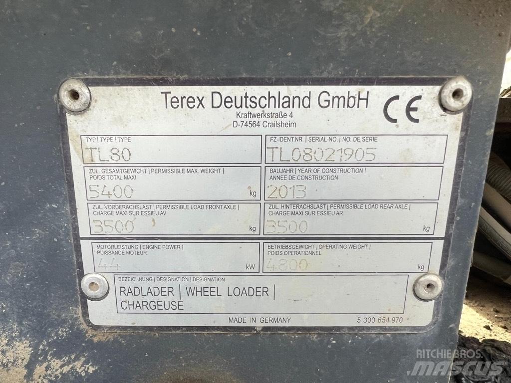 Terex TL 80 Колесни товарачи