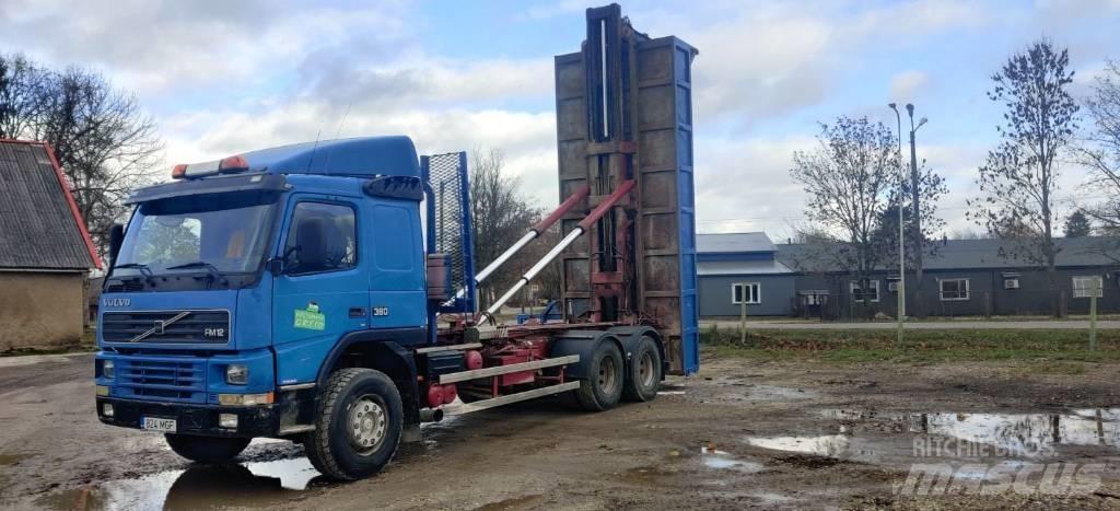 Volvo FM12 Камиони с кран с кука