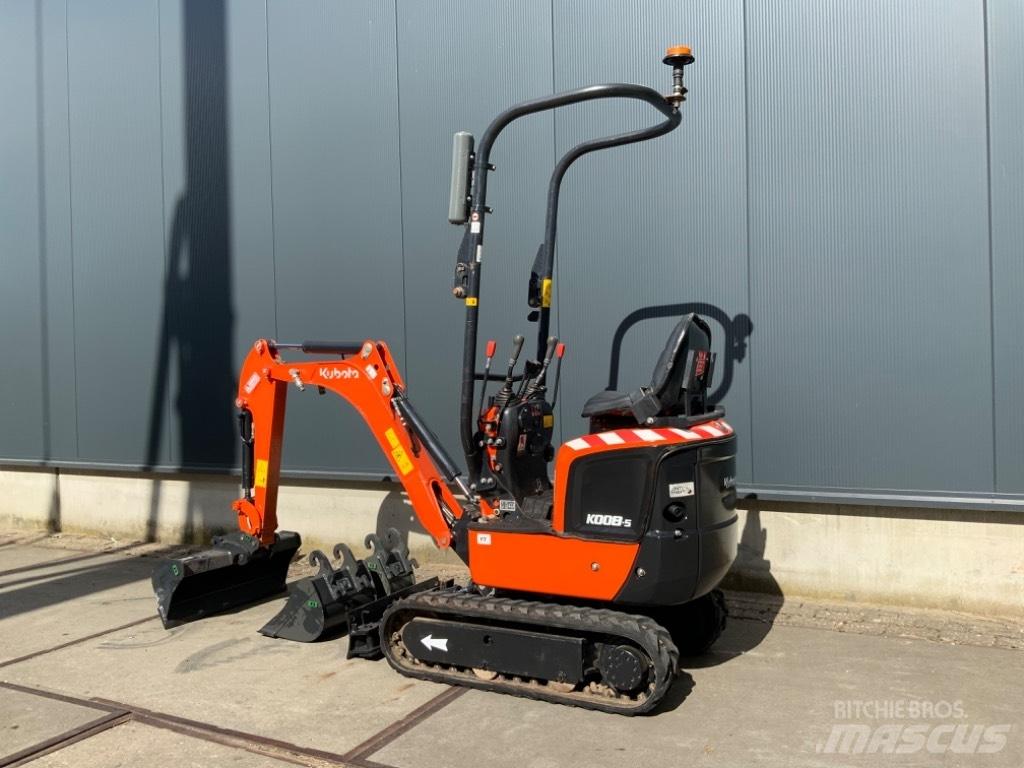 Kubota K008-5 Мини екскаватори < 7 т
