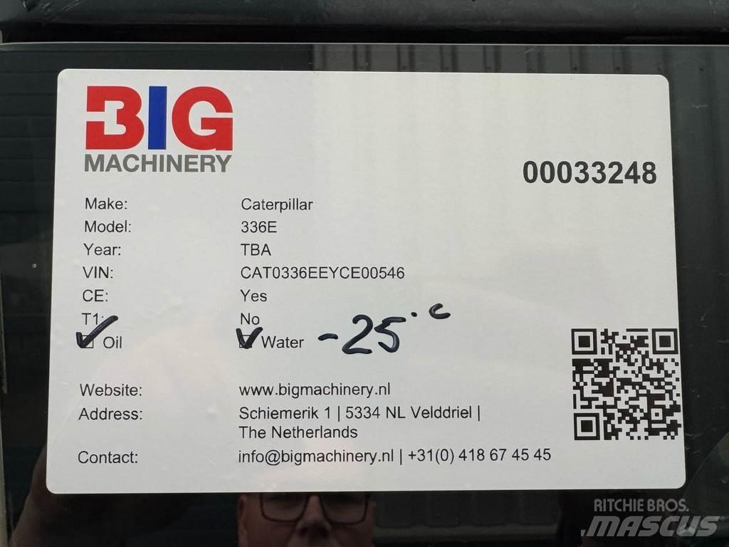 CAT 336EL Верижен екскаватор
