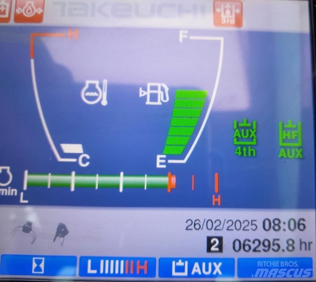 Takeuchi TB 260 Мини екскаватори < 7 т