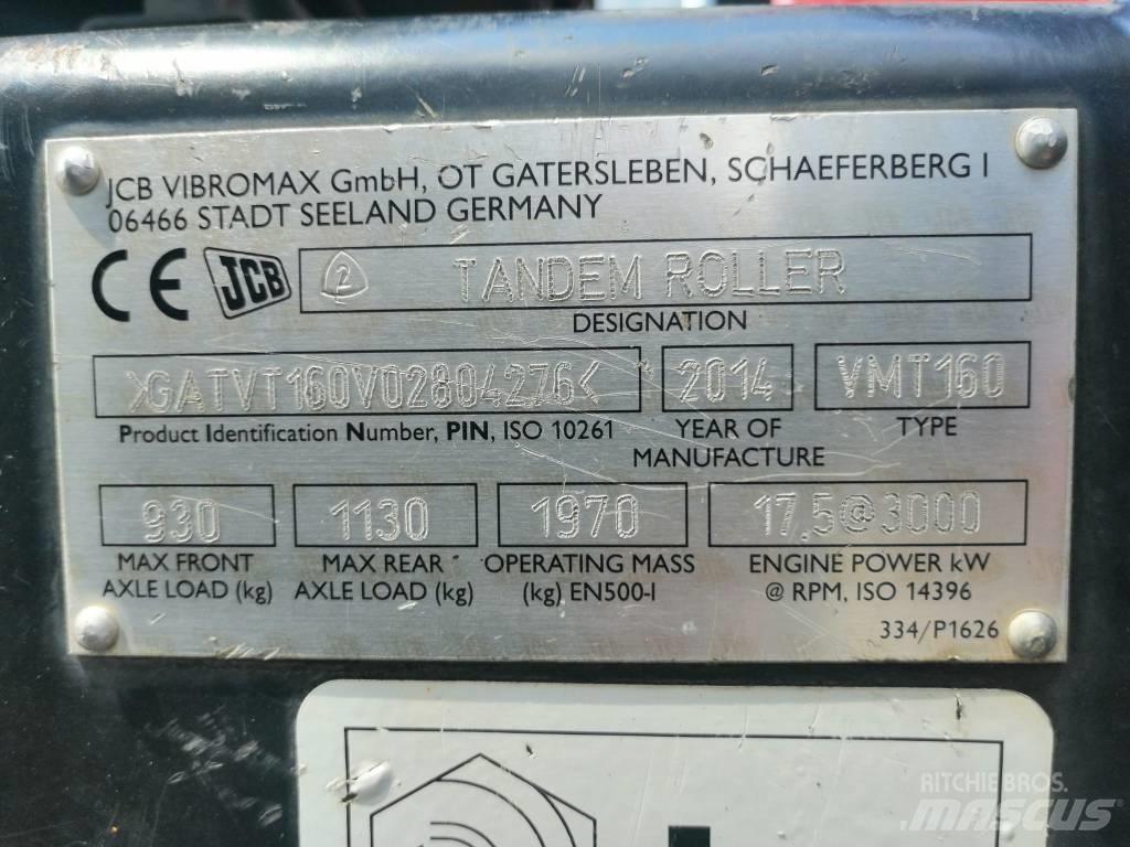 JCB Vibromax vmt 160 Двойни барабанни ролки
