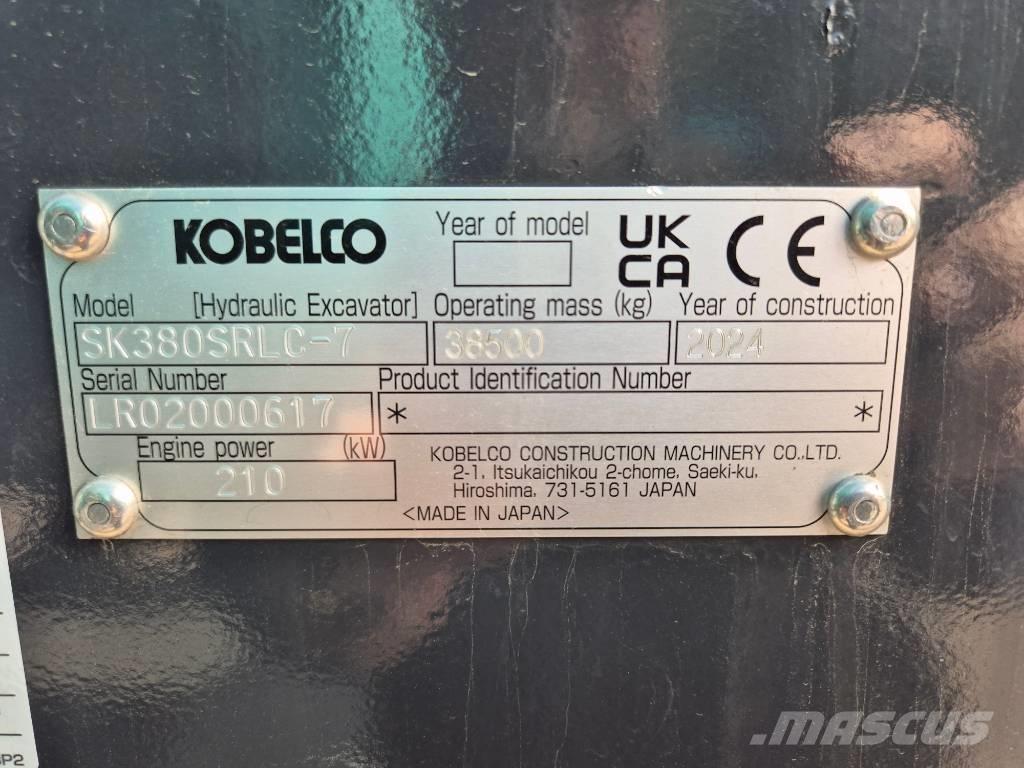 Kobelco SK380SRLC Верижен екскаватор