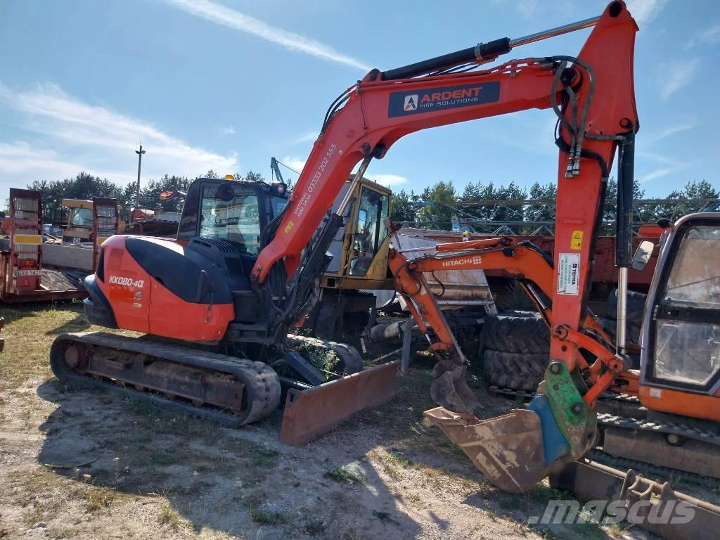 Kubota KX 080-4 Средни екскаватори 7т - 12т