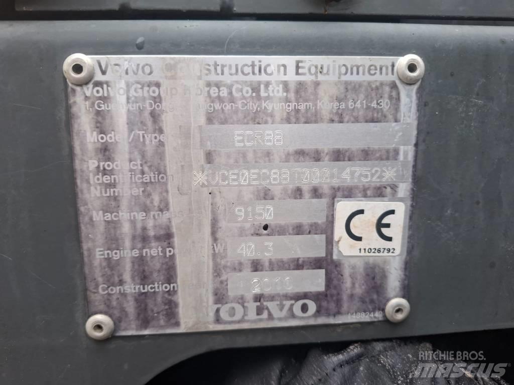 Volvo ECR 88 Средни екскаватори 7т - 12т