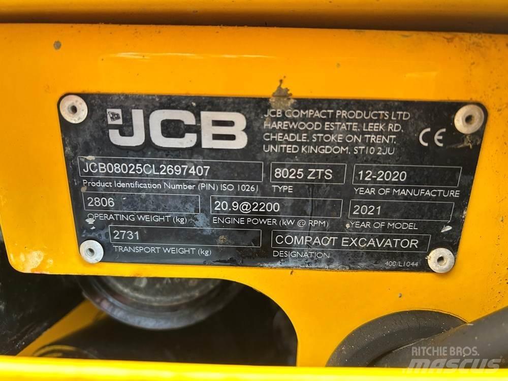 JCB 8025 Мини екскаватори < 7 т