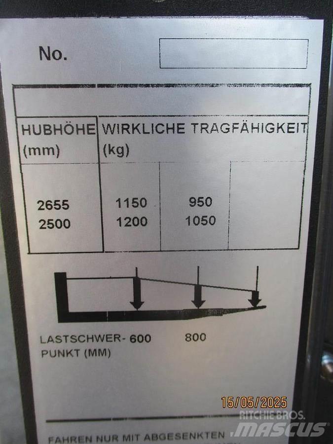 BT SWE 120 Колички високоповдигачи с теглич