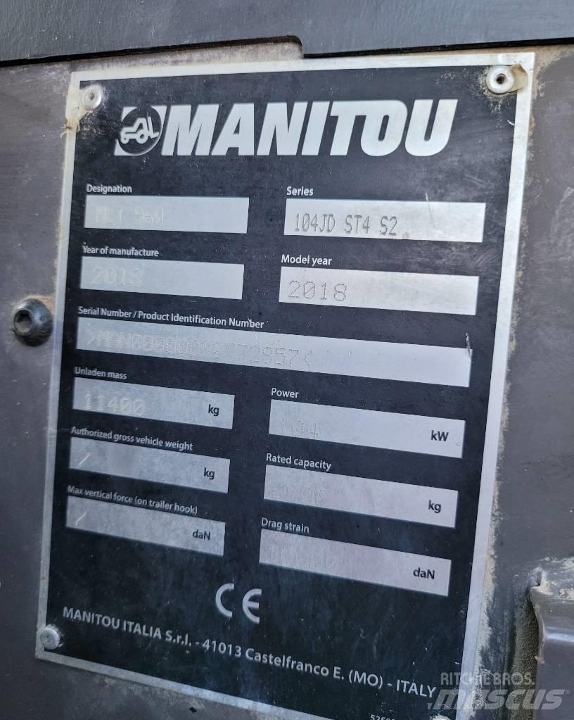 Manitou MLT960 Телескопични товарачи