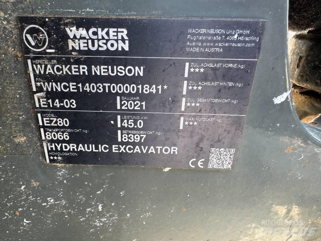 Wacker Neuson EZ80 Верижен екскаватор