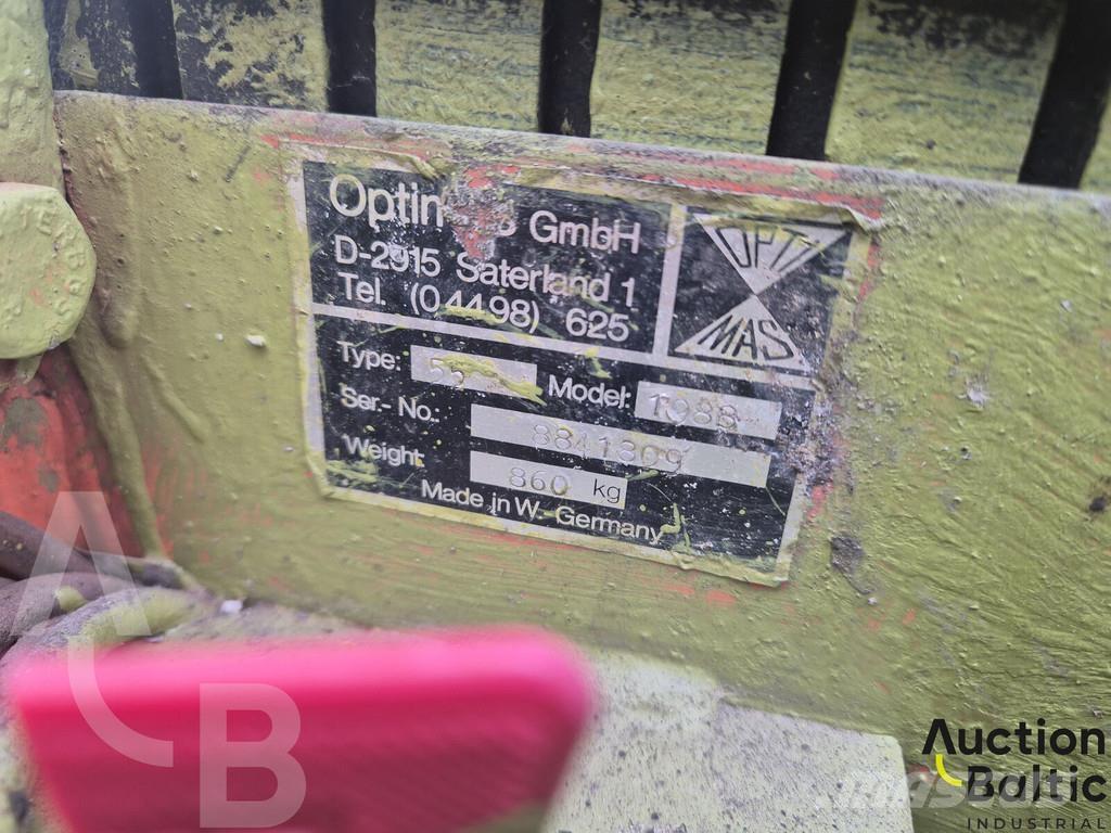 Optimas 55 Подемна и полагаща техника