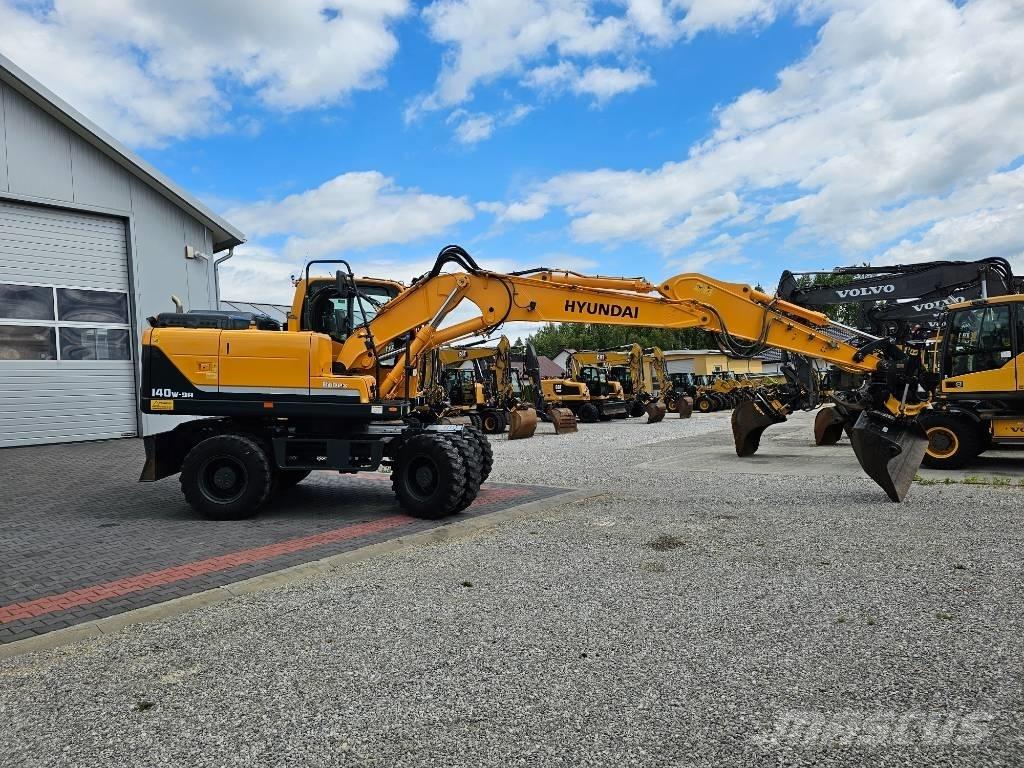 Hyundai 140 W 9 A Колесни екскаватори