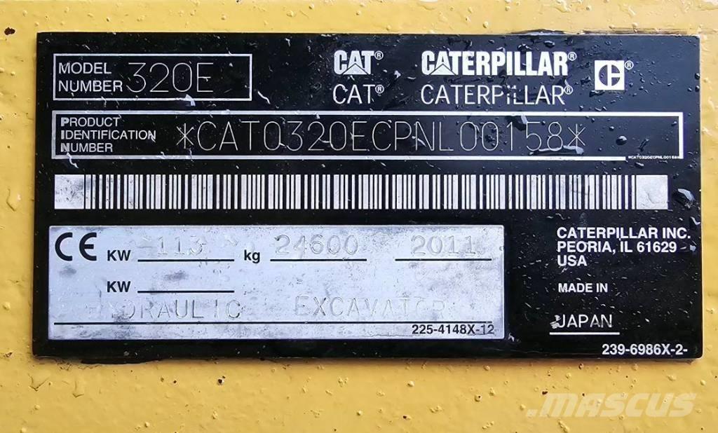 CAT 320 EL RR Верижен екскаватор