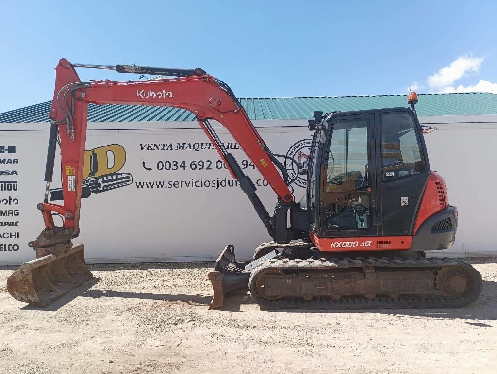 Kubota KX080-4a Екскаватори
