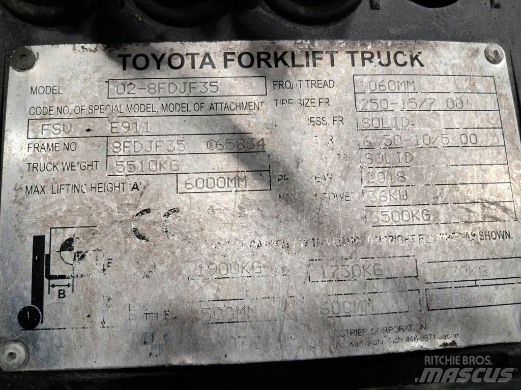 Toyota 02-8FDJF35 Дизелови камиони