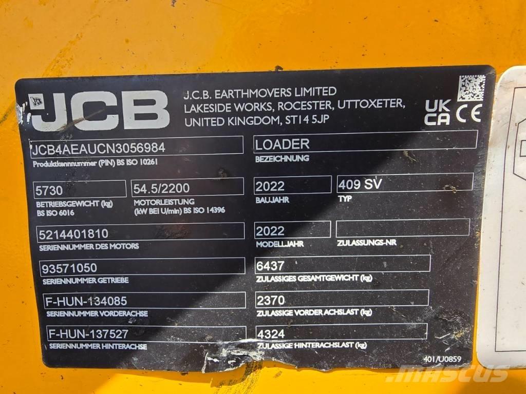 JCB 409SV Колесни товарачи