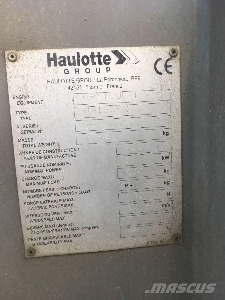Haulotte HA 16 SPX Съчленени стрелови подемници
