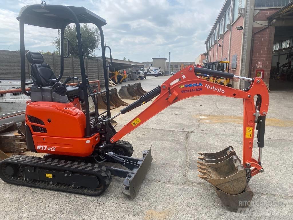 Kubota U 17-3 Мини екскаватори < 7 т
