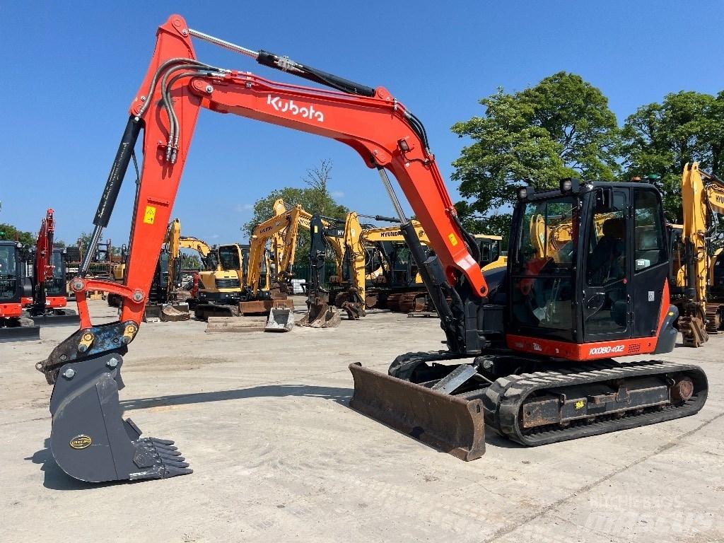 Kubota KX 080-4 Средни екскаватори 7т - 12т