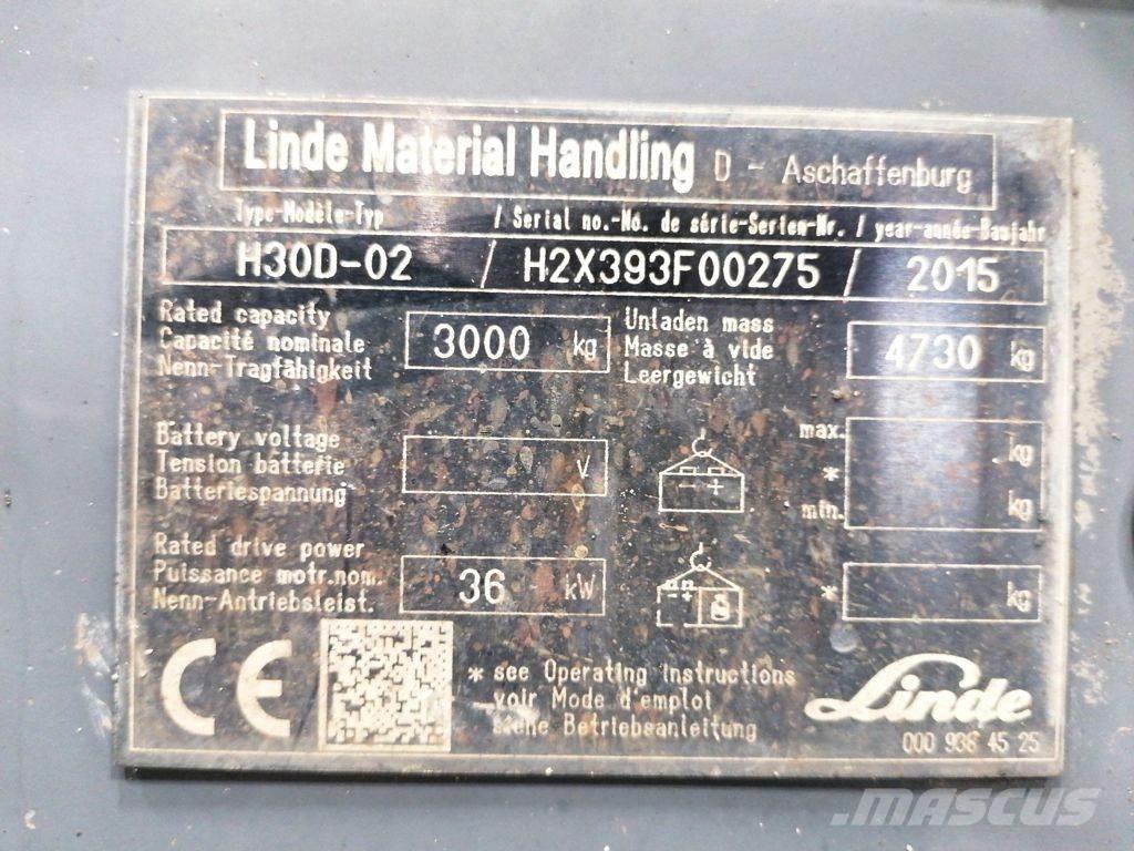 Linde H30D-02 Дизелови камиони
