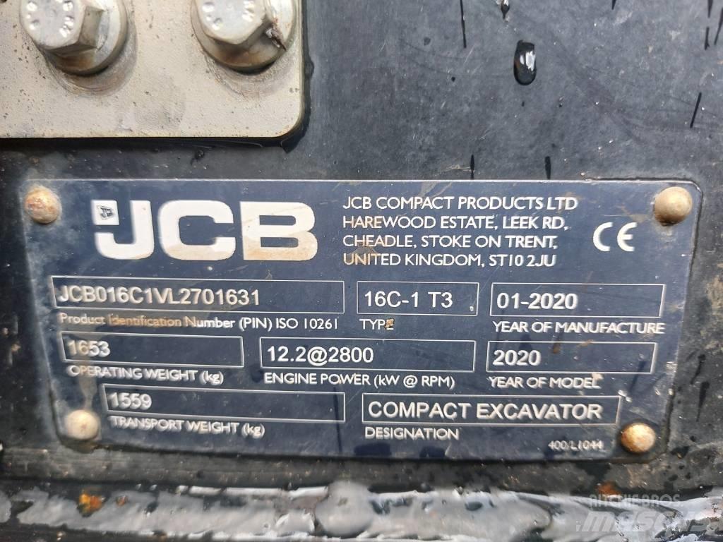 JCB 16 C Мини екскаватори < 7 т