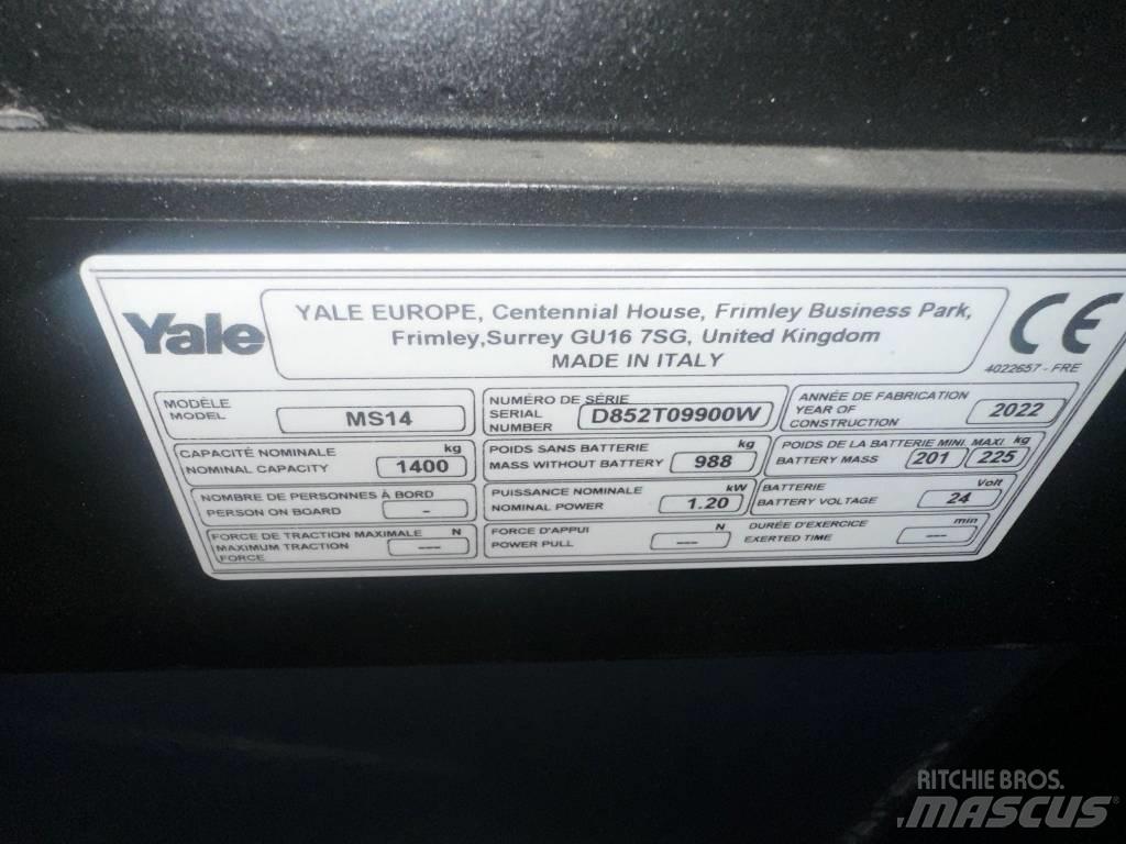 Yale MS 14 AC Колички високоповдигачи с теглич