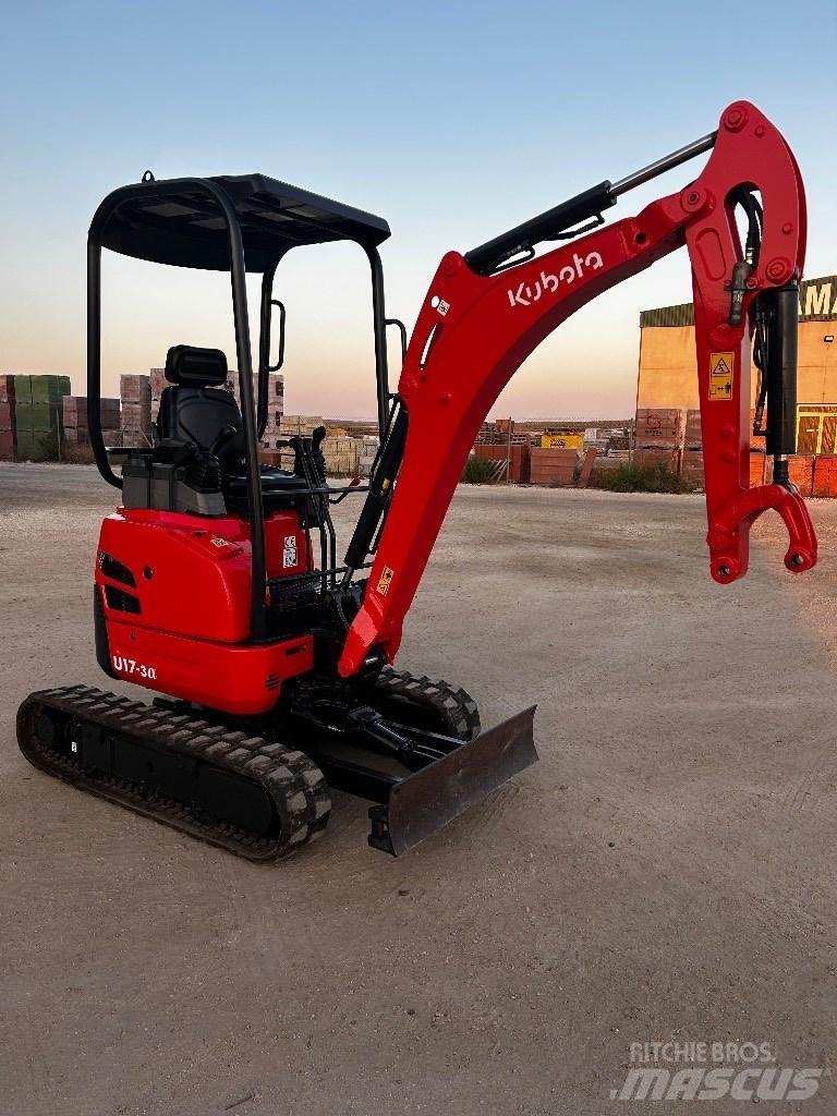 Kubota U 17-3 Мини екскаватори < 7 т