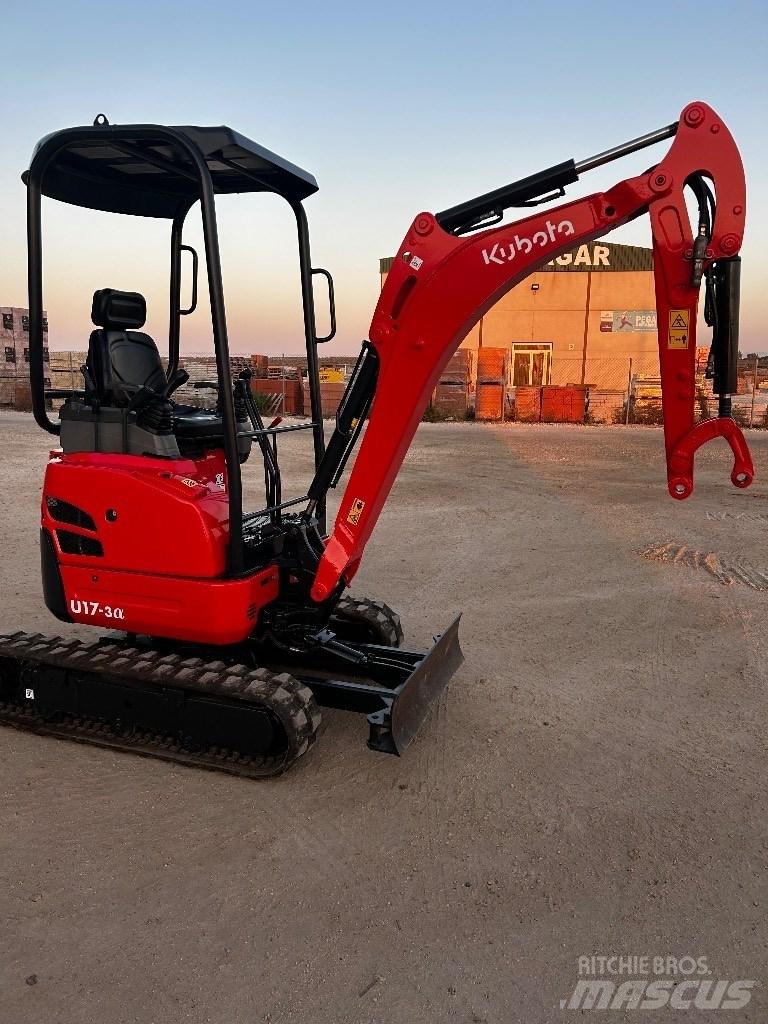 Kubota U 17-3 Мини екскаватори < 7 т