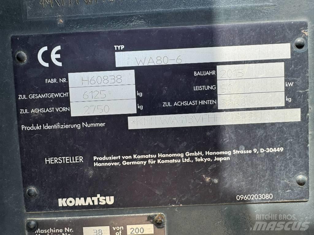 Komatsu WA80-6 Колесни товарачи