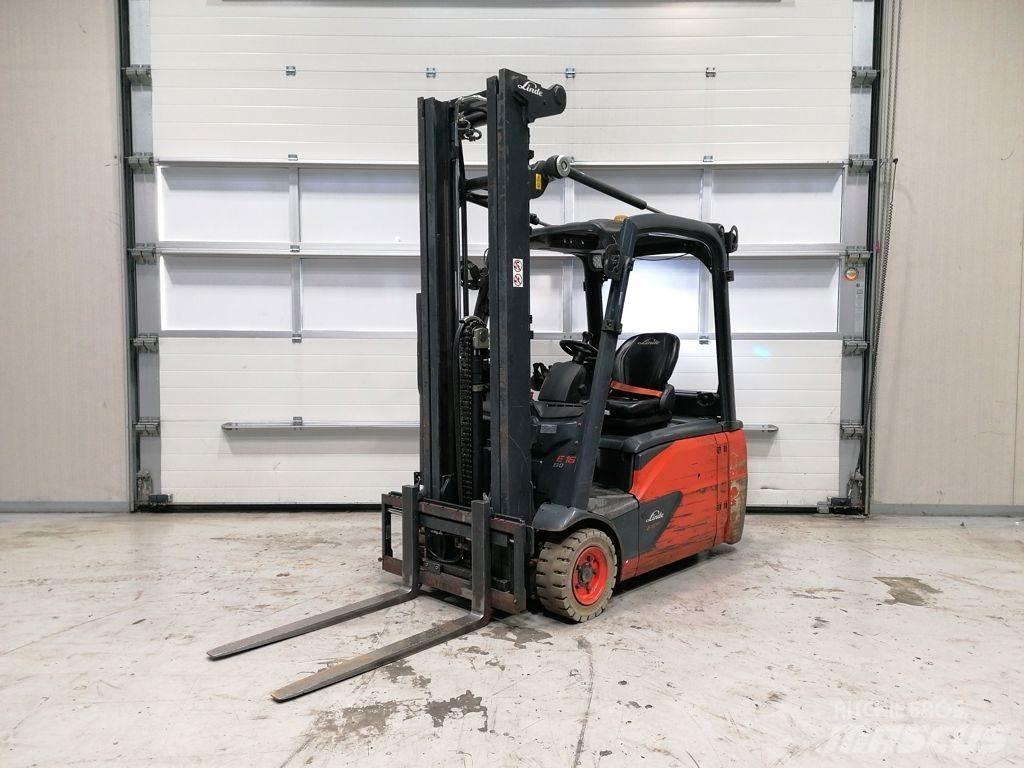 Linde E16L-02 Електрически вилични кари-повдигачи