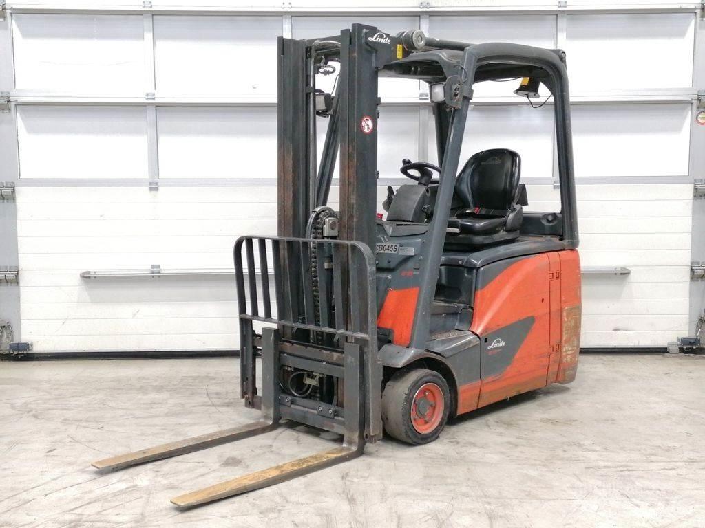 Linde E16H-02 Електрически вилични кари-повдигачи