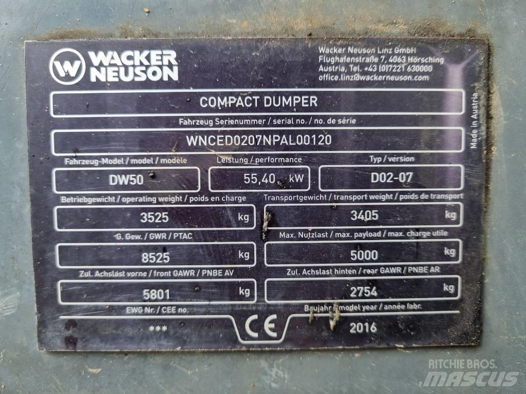 Wacker Neuson DW 50 Странични самосвали
