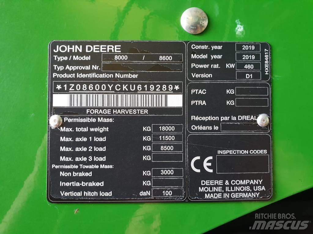 John Deere 8600I Фуражни комбайни