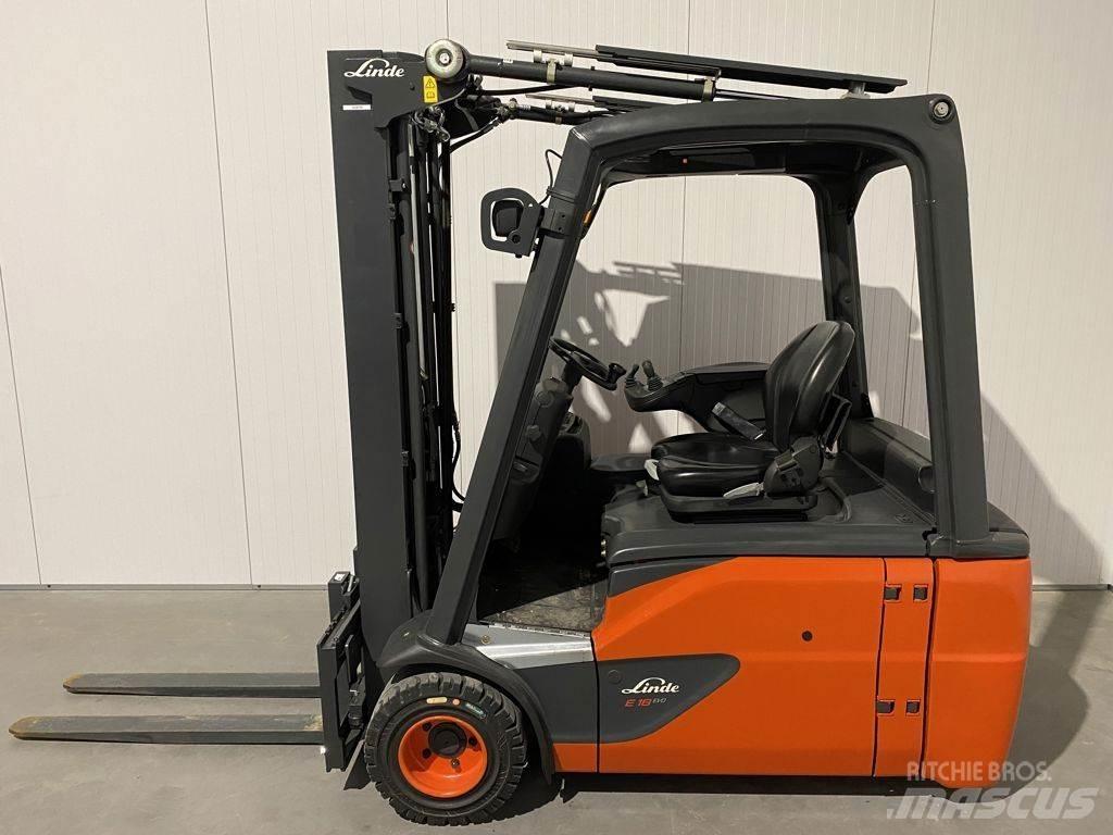 Linde E18L-02 Електрически вилични кари-повдигачи