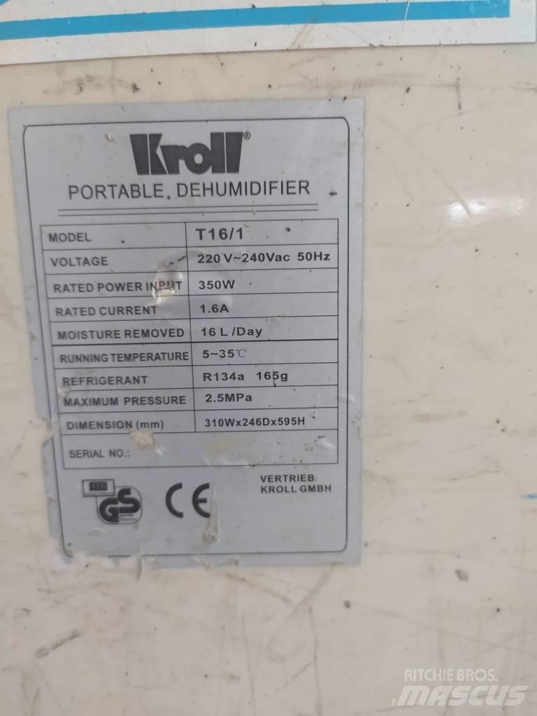 Kroll T16/1 Строителство - Други