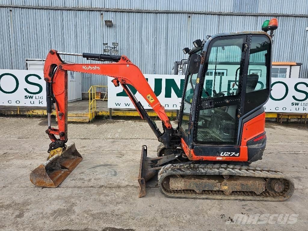 Kubota U 27-4 Мини екскаватори < 7 т
