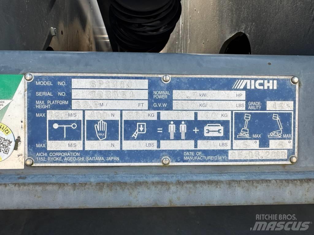 Aichi SP 14 CJ Телескопични повдигачи
