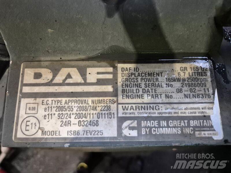 DAF GR165U2 Двигатели