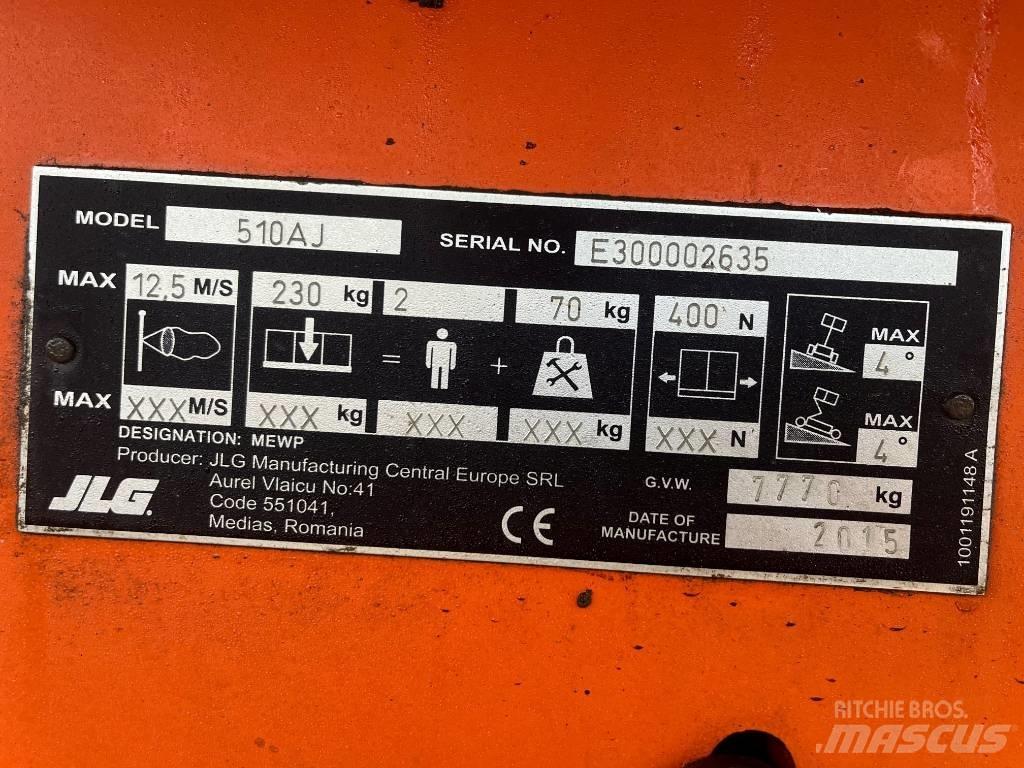 JLG 510 AJ Съчленени стрелови подемници