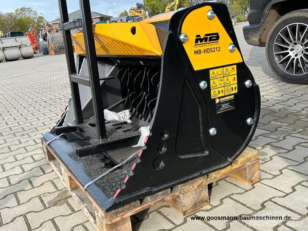 MB Crusher HDS 212 Пресяващи кофи
