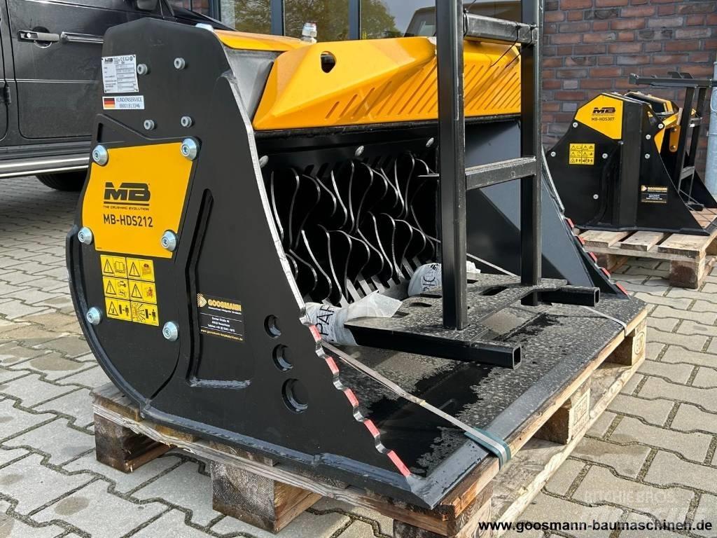 MB Crusher HDS 212 Пресяващи кофи
