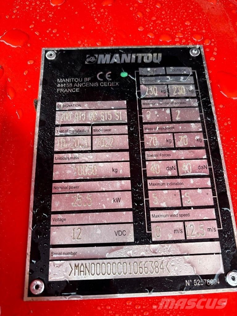 Manitou 200 ATJ RC Съчленени стрелови подемници