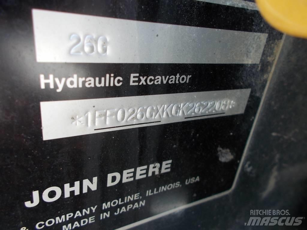 John Deere 26G Мини екскаватори < 7 т