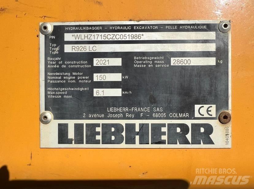 Liebherr R 926 LC Верижен екскаватор