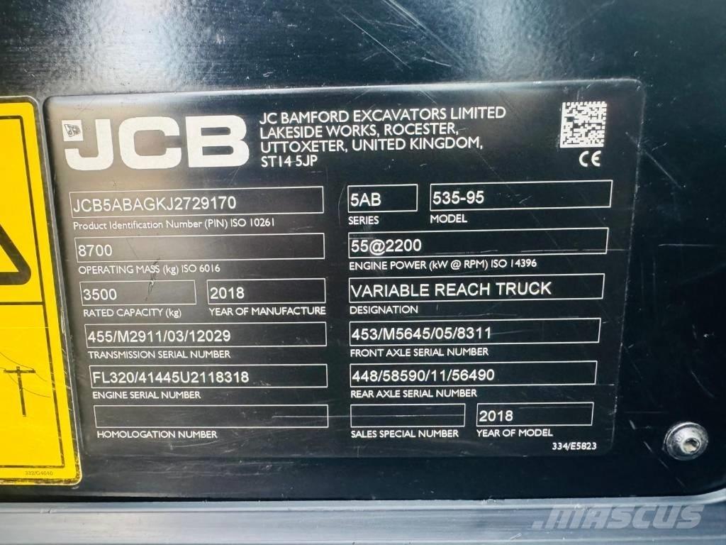 JCB 535-95 Телескопични товарачи